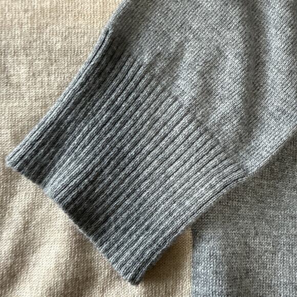 Love Stitch wool blend Color Block sweater Dolman Sleeves Sz L lightweight - Picture 5 of 11